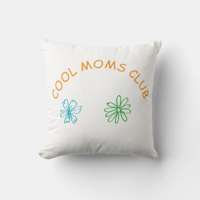 Almofada Clube das mães legais (Frente)