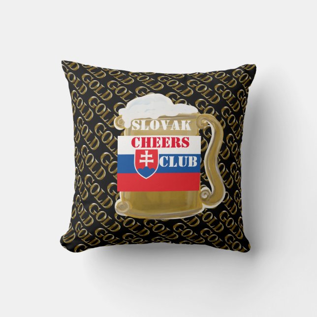 ALMOFADA CLUBE DE BEBENDO ESLOVAK (Frente)