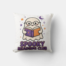 Clube de Leitura Assustador Fantasma Fofo Lendo Li