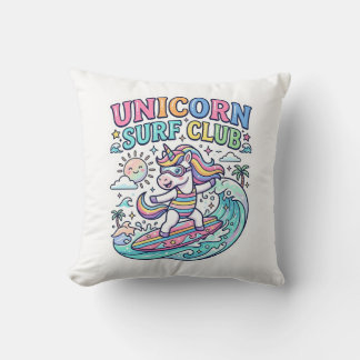 Almofada Clube de Surf Unicórnio