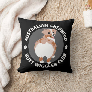 Almofada Clube de Wigglers de Bumbum Shepherd Australiano -