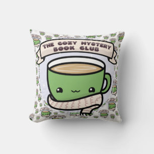Almofada Clube do Livro Mistério Cozy Moriar TEA