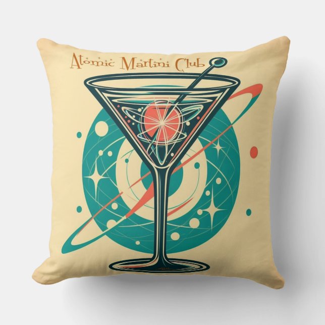 Almofada Clube Martini Atômico  (Frente)