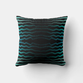 Almofada Coastal Beach Salty Turquoise Waves Abstrato Art
