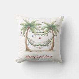 Almofada Coastal Christmas Palm Trees With Hammock