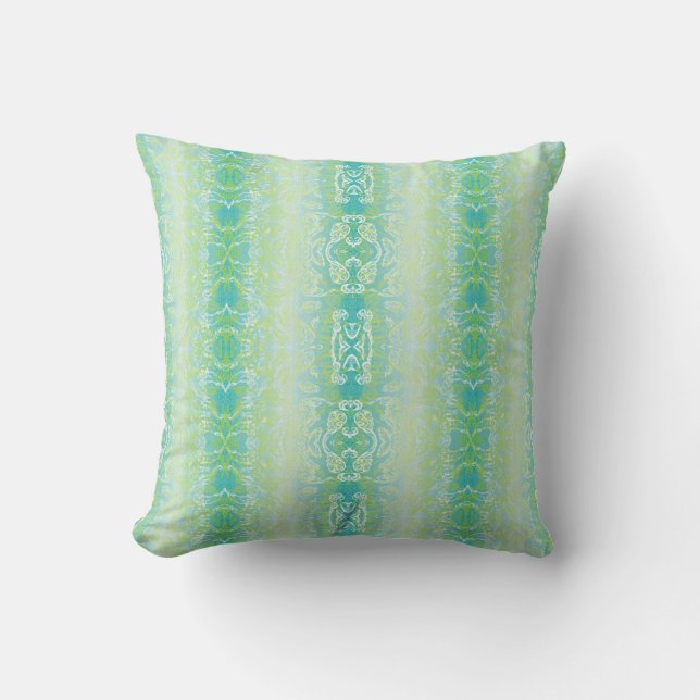 Almofada Coastal Jade Damask (Frente)