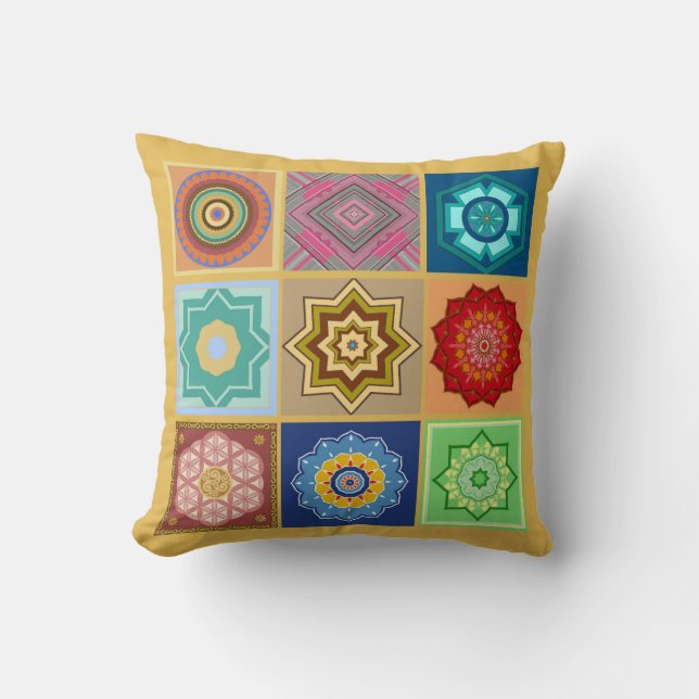 Almofada Cobertor Edredão Country Quilt Pillow (Frente)