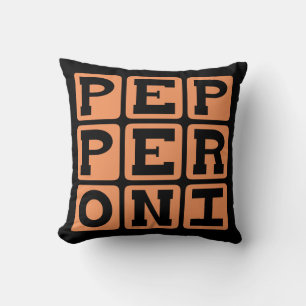 Almofada Cobertura de Pizza de Pepperoni e Carne