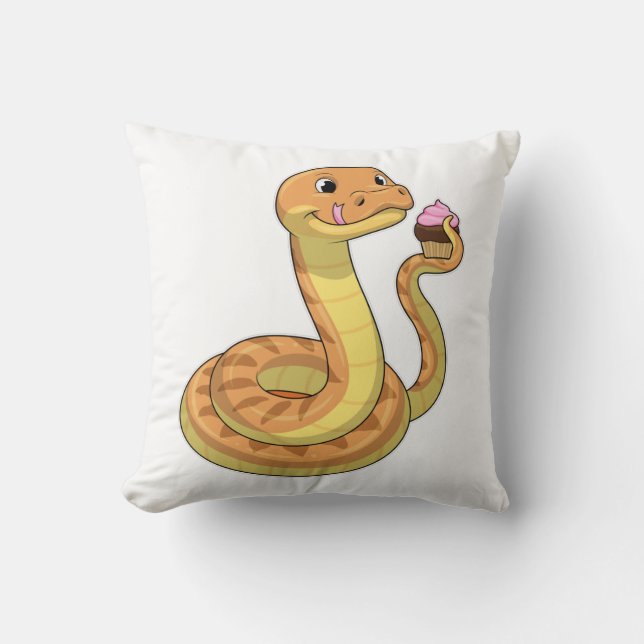 Almofada Cobra com Muffin (Frente)