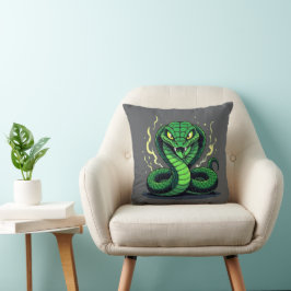Almofada Cobra Venenosa – Perigo e Precisão