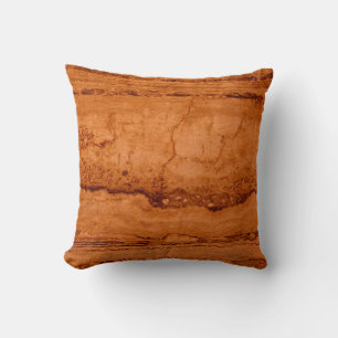 Almofada Cobre Canyon Granite, dourado âmbar Montanhas Sedo