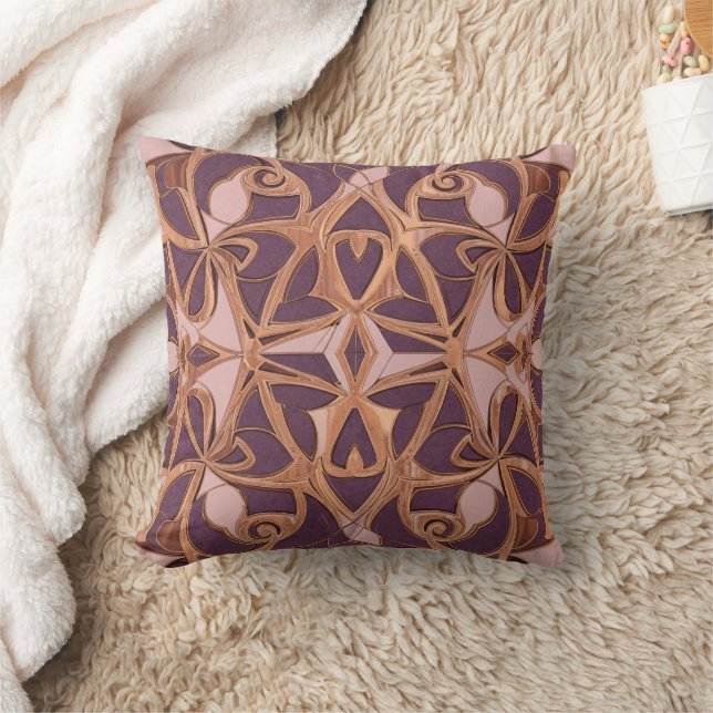 Almofada cobre roxo  (Cobertor)