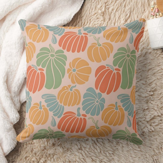 Almofada Cobrir de Abóbora de Outono - Folga com (Cobertor)