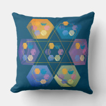 Cobrir de Travesseiro decorativo hexagonais ou sal