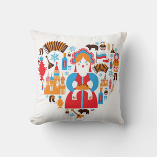 Almofada Cobrir russo Doll Matryoshka Cushion