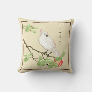 Almofada Cockatoo Cinto Travesseiro Japonês de Camellia