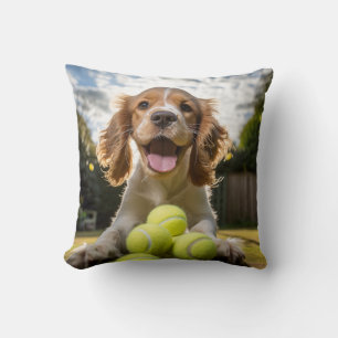 Almofada Cocker 🐕 Spaniel Puppy com Tênis