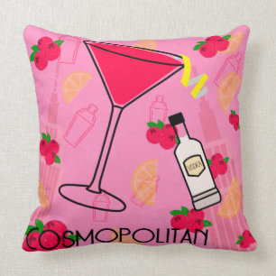 Almofada Cocktail cosmopolita
