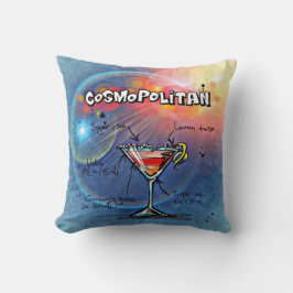 Almofada Cocktail cosmopolita ( nº 2 de 12 conjuntos de rec