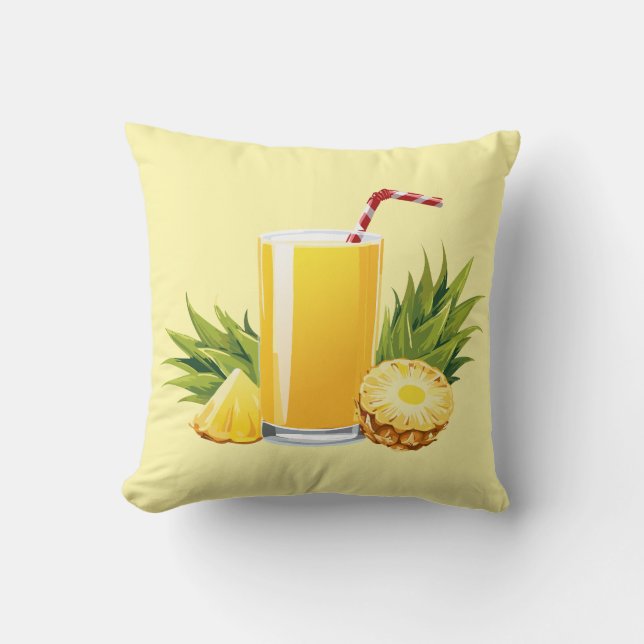 Almofada Cocktail de Piña Colada (Frente)