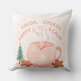 Almofada Cocoa, Cookies & Calm – Pastel Christmas CoT-Shirt
