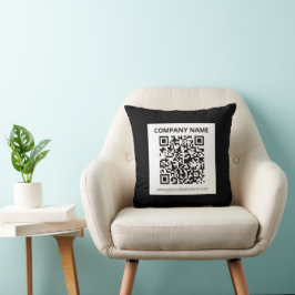 Almofada Código QR editável & Design personalizável simples