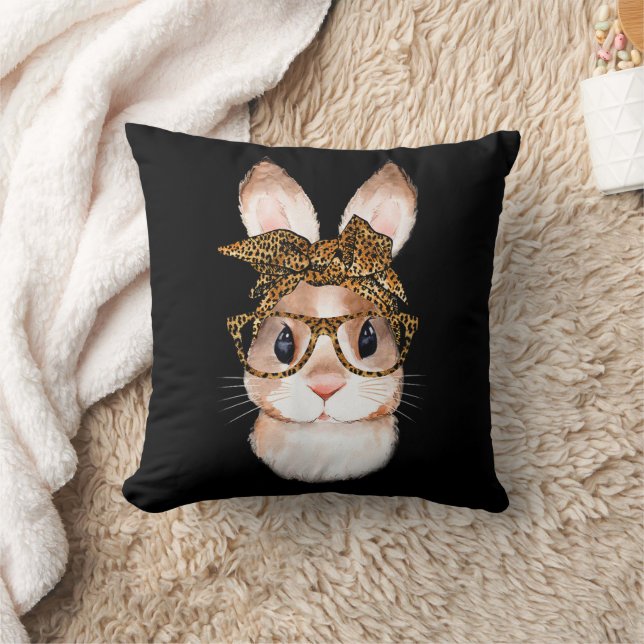 Almofada Coelhinho da Páscoa Bonito Mãe Páscoa Ano Leopardo (Cobertor)