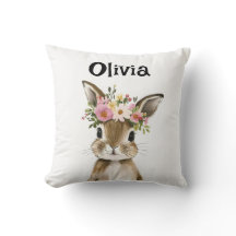 Coelhinho de Bebê Personalizado com Terra Floral