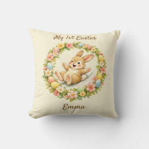 Almofada Coelhinho Vintage Meu Primeiro Páscoa