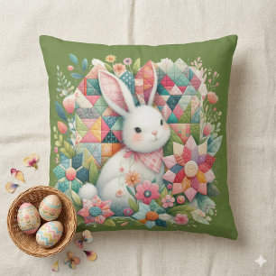 Almofada Coelho com Colcha e Flores