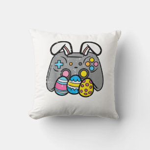 Almofada Coelho de Páscoa Ovos de Videogame Jogos Gamer Men