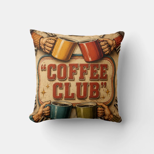 Almofada Coffee Club (Frente)
