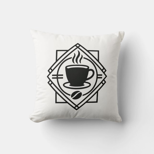 Almofada Coffee Emblem Pillow (Frente)