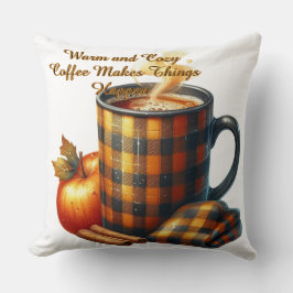 Almofada Coffee Makes Things Happen