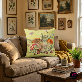 Almofada Cogumelos, Dragões, Mães e Caracóis