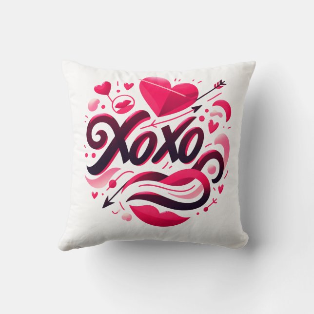 Almofada Cojín de amor XOXO (Verso)