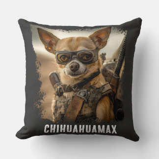 Almofada Cojín Decorativo Chihuahua Fury: Mad Edition"