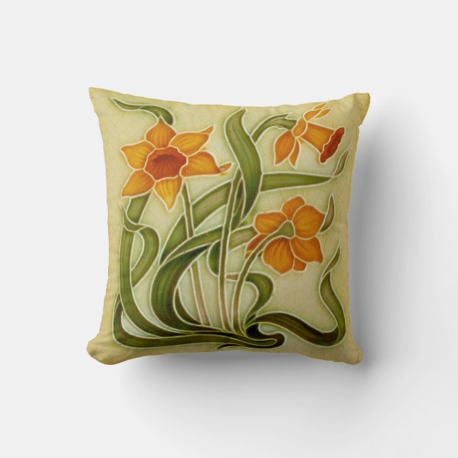 Almofada Cojín Decorativo Pillows Art nouveau style Beautuf (Frente)