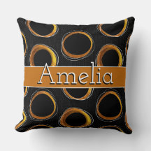 Cojín Decorativo Solar Eclipse Mid-Century Modern