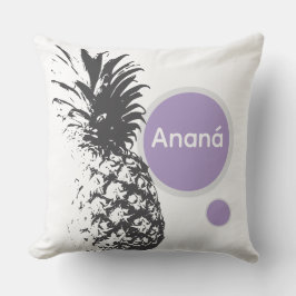 Almofada Cojín diseño piña colores