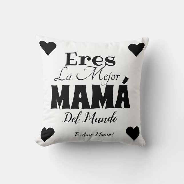 Almofada Cojín para El día de la madre (Frente)