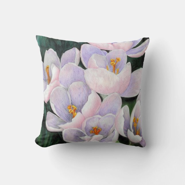 Almofada Cojín Throw Pillow Floral Dream (Frente)