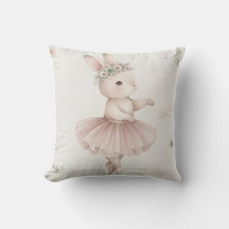 Almofada Cojín tierno con diseño de conejita,Personalizable
