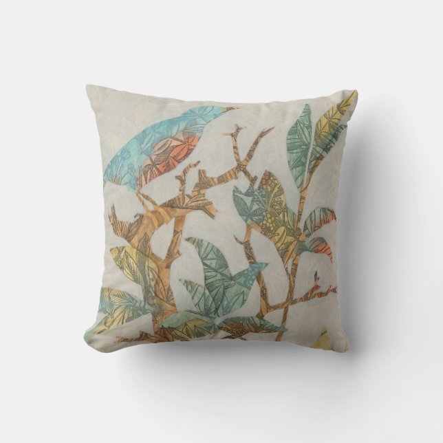 Almofada Colagem Aviária I (Frente)