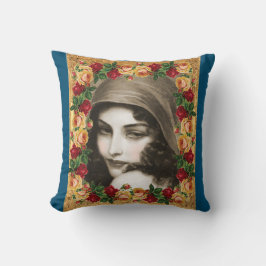 Almofada Colagem da safra Retro com rendas e flores