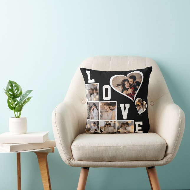Almofada Colagem de Fotografias do Design 8 (Cadeira)