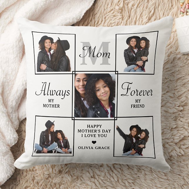 Almofada Colagem de Fotografias Na moda MOM Personalizada M (Criador carregado)