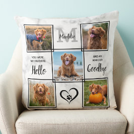Almofada Colagem de Fotografias Personalizada Pet Memorial