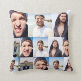 Almofada Colagem de Fotos Coloque seu rosto em um