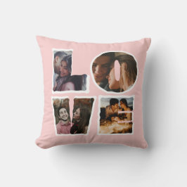 Almofada Colagem de Fotos de AMOR Personalizada Dia dos Nam